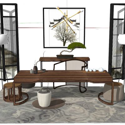 新中式日式书房