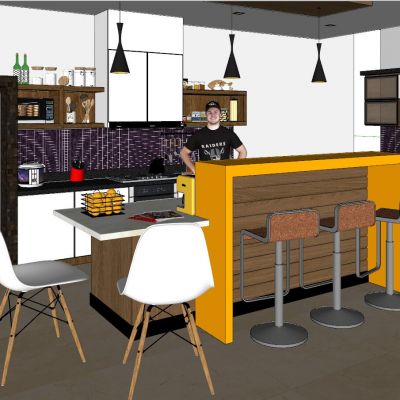 现代北欧风格厨房