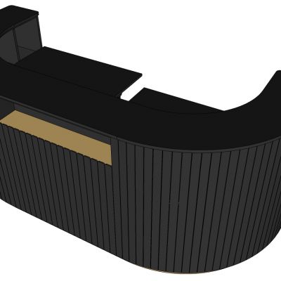 接待吧台前台桌