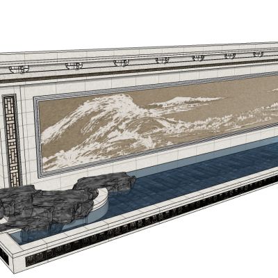 新中式水景景观