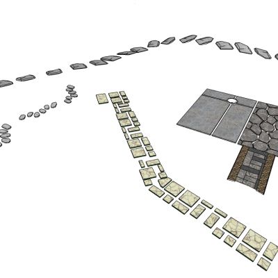 园林景观SU模型