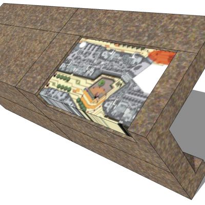 商场商业道路指示牌标