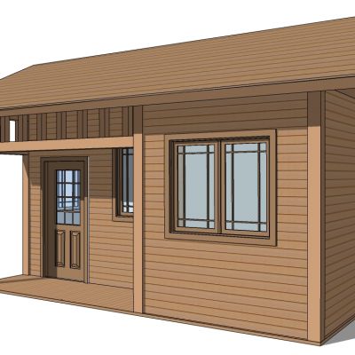 山村民宿度假小木屋