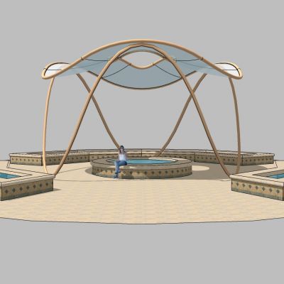 后现代异形膜结构