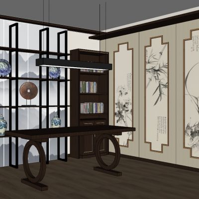 新中式书房