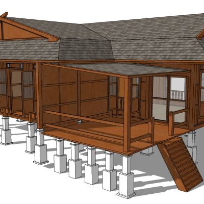 山村民宿度假小木屋