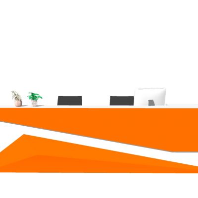 现代办公室前台接待台服务台