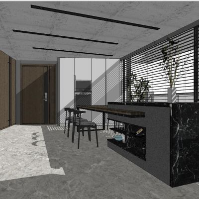 港式现代北欧厨房