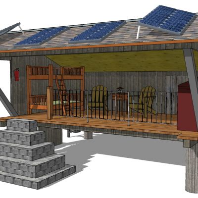 山村民宿度假小木屋