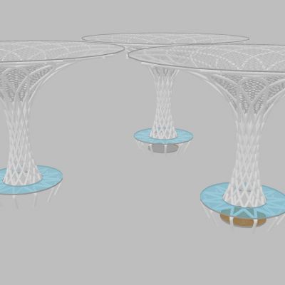 后现代异形膜结构