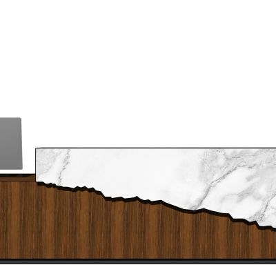 接待吧台前台桌