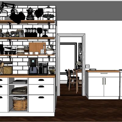 现代北欧乡村厨房