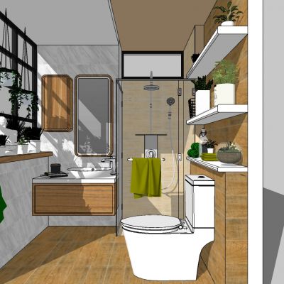 北欧现代卫生间洗手间