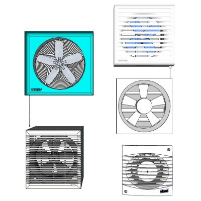 现代出风口换气扇