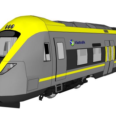 轨道列车火车地铁