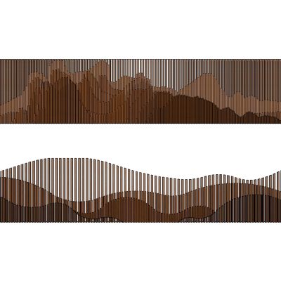 新中式景墙景观