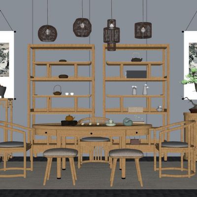 中式日式泰式新中式茶室