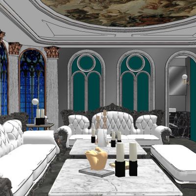 法式欧式古典豪华歌厅