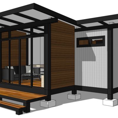 山村民宿度假小木屋