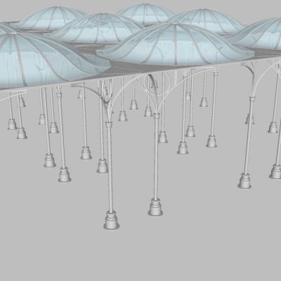 后现代异形膜结构