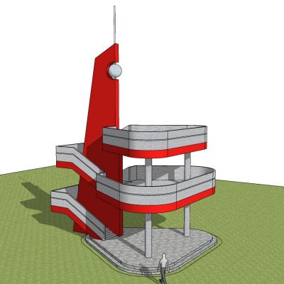 现代观景台观景台