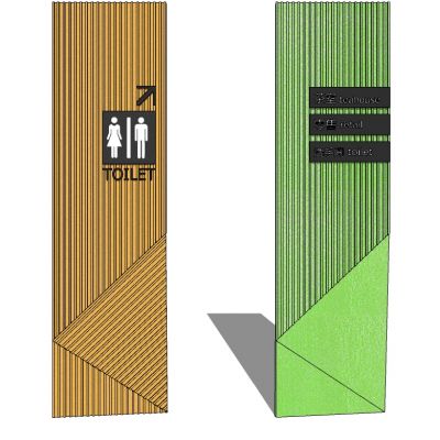 商场商业道路指示牌标