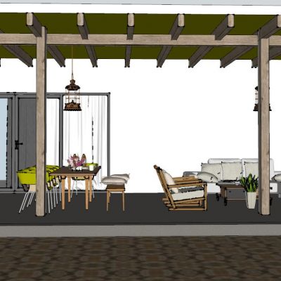 现代北欧低奢休闲餐桌餐椅