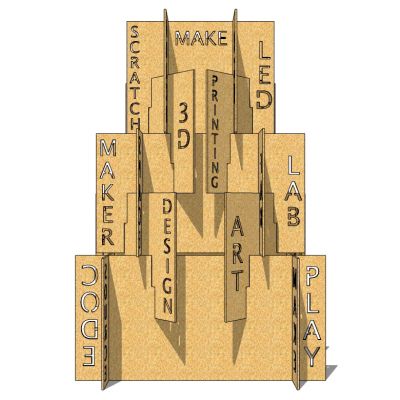 商场商业道路指示牌标