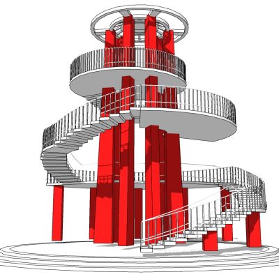 现代异形观景台