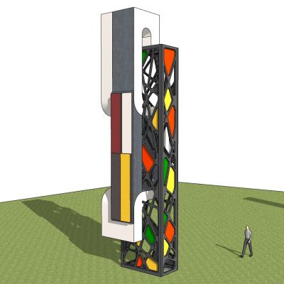 异形观光电梯景观