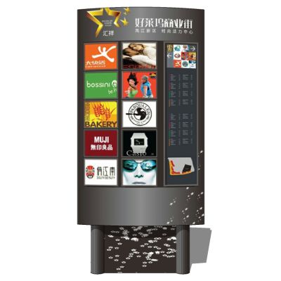 商场商业道路指示牌标