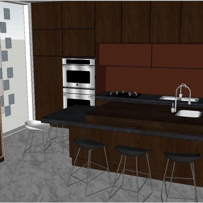 现代北欧工业风厨房