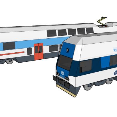 轨道列车火车动车