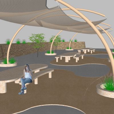 后现代异形膜结构