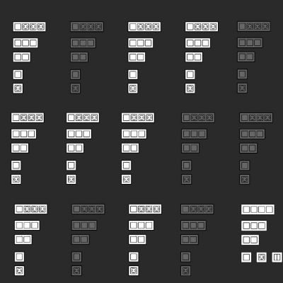 现代插座开关组合