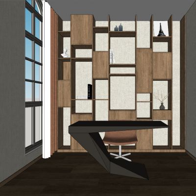 后现代港式书房