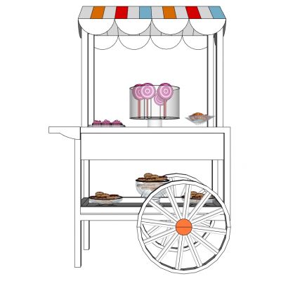 售卖亭流动摊位售卖车