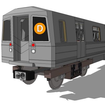 轨道列车火车列车车厢