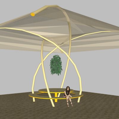 后现代异形膜结构,