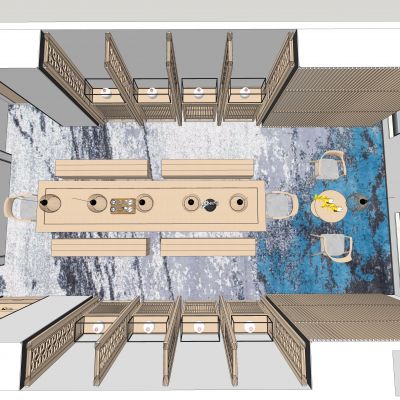 新中式现代泰式日式茶室