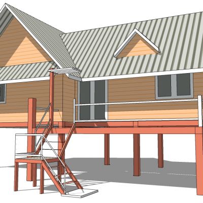 山村民宿度假小木屋