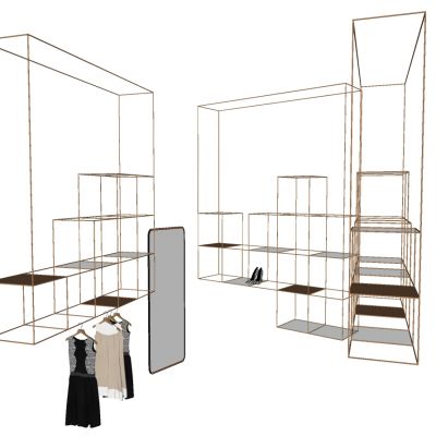 其他服装专卖店货架