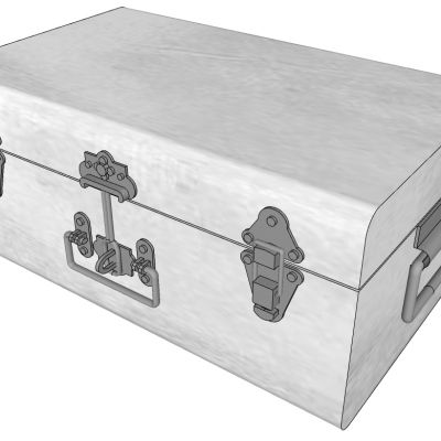 服装展陈皮箱收纳箱子