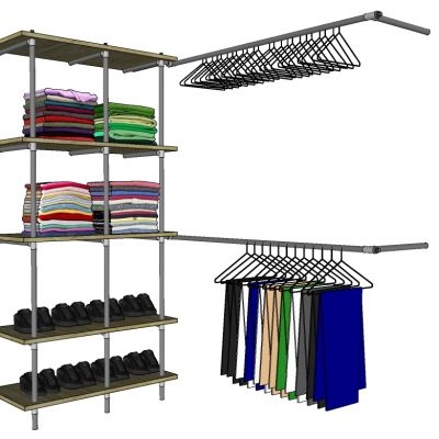 服装展陈服装专卖店衣架