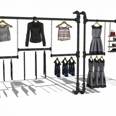 服装展陈服装店构件衣架