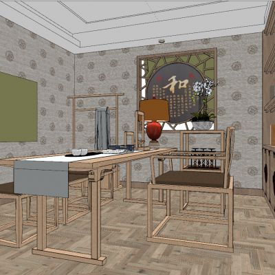 新中式日式书房