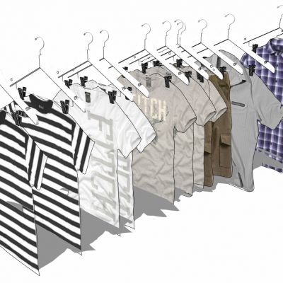 服装展陈服装店构件衣架