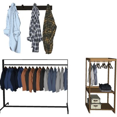 家纺衣服服饰货架
