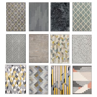 家纺展台家纺现代地毯合集地毯合集