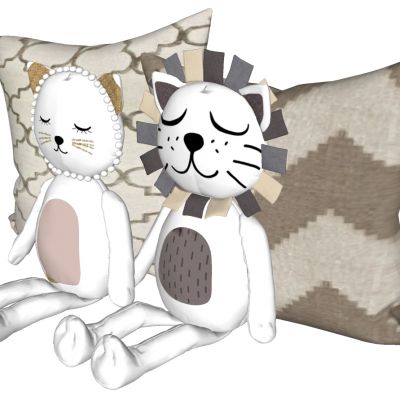 家纺儿童房抱枕靠包坐垫玩具坐垫